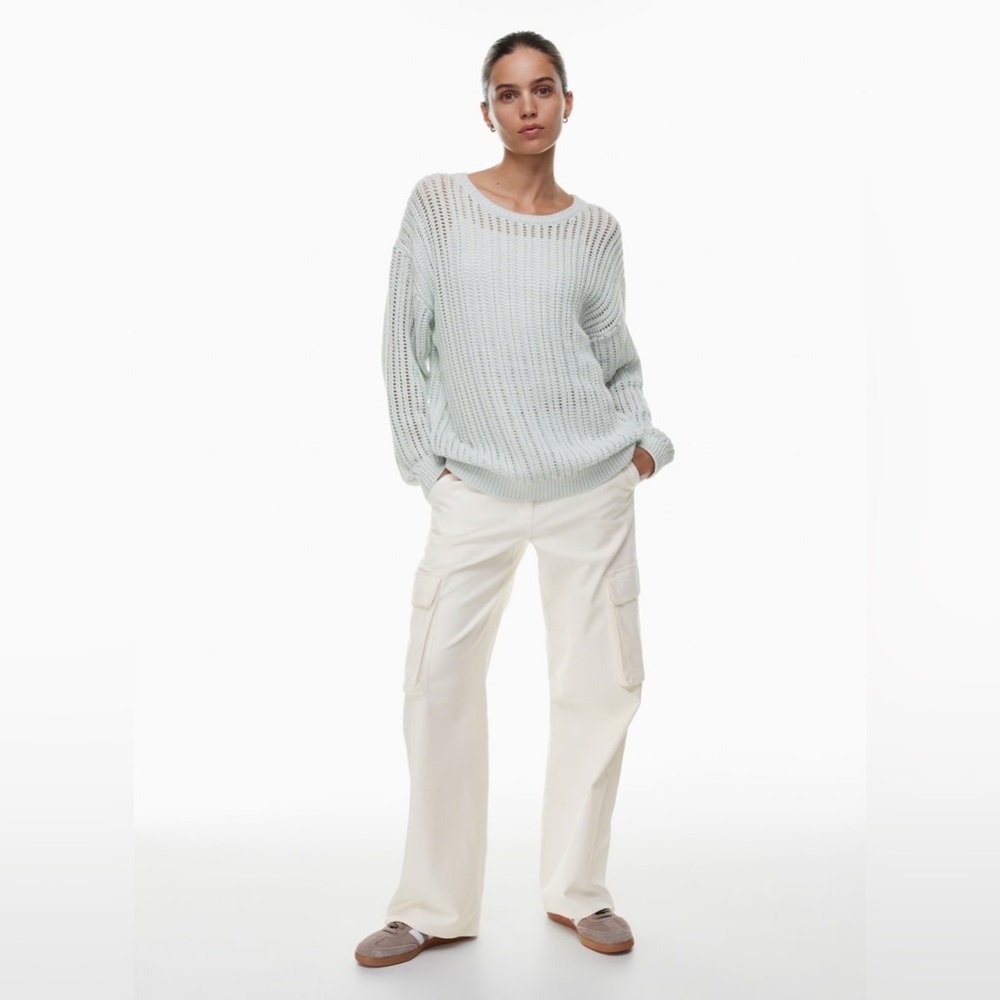 Aritzia Wilfred Afterglow Sweater - Glacier Blue - XS